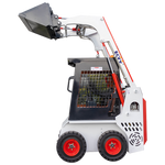 ECVV Wheeled Skid Steer Loader ECVV-L25 360-Degree Rotating Wheel Loader Multi-Functional Engineering Machine