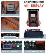 ECVV Wheeled Skid Steer Loader ECVV-L25 360-Degree Rotating Wheel Loader Multi-Functional Engineering Machine