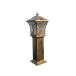Lawn Lamp Outdoor Lawn Garden Lamp Waterproof Landscape Lamp 65cm Die Casting Aluminum Solar Bronze