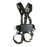 Safety Belt Black One Size Fits All Wider Half Body Harness for Mountaineering Fire Rescuing