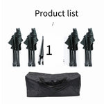 Outdoor Folding Table And Chair Set Courtyard Balcony Outdoor Table Portable Picnic Barbecue Advertising Stall Five Piece Set Of Table And Chair