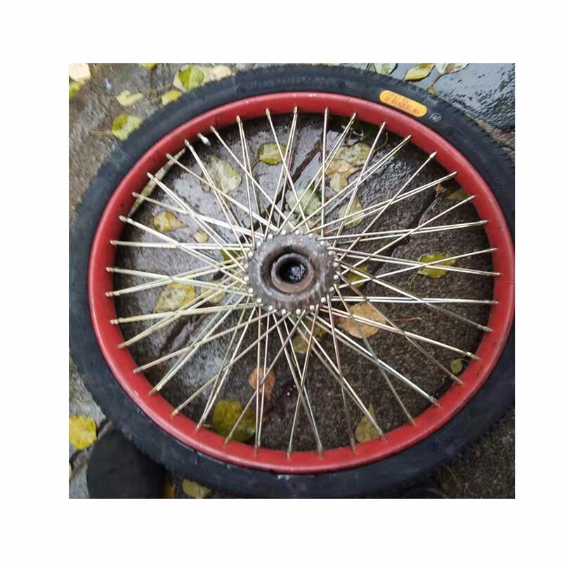 Force Wheel Pusher Wheel Double Spokes Black All Purpose Utility Tire