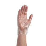 100 Pieces / Bag Gloves Disposable PE Film Gloves Powder Free Left And Right Hand General Transparent Gloves