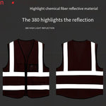 Outdoor Working Reflective Vest Safety Vest Construction Engineering Traffic Sanitation Safety Warning Work Clothes