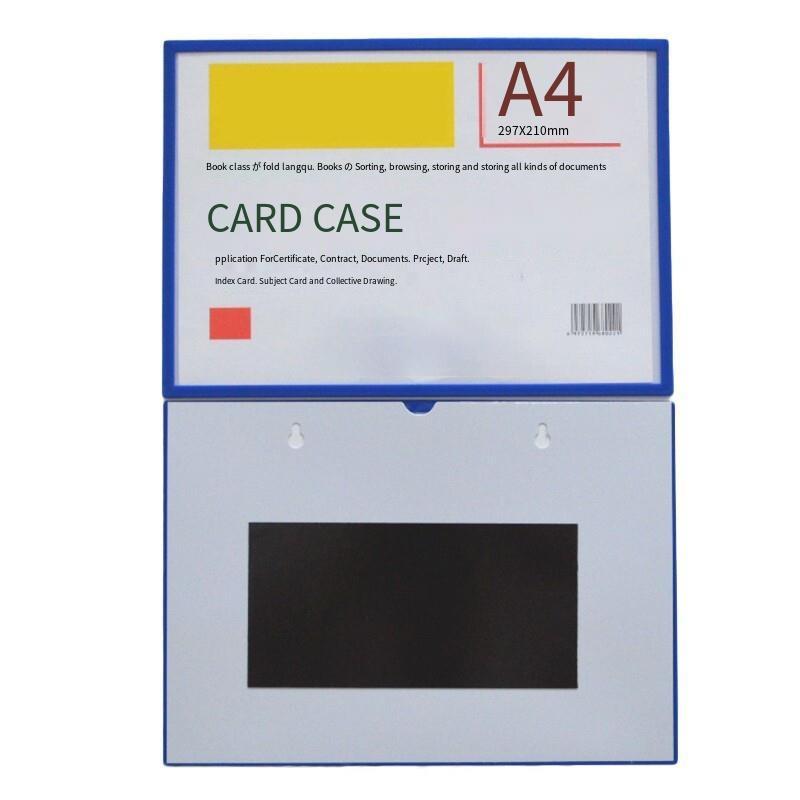 PVC Hard Ferrule A4 Blue Horizontal