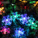 Solar Lamp String Flashing Lamp Outdoor Courtyard Colorful Atmosphere Decorative Lamp Waterproof LED Lamp Villa Garden Balcony Landscape Night Lamp