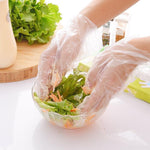 100 Pieces / Bags Disposable PE Gloves Transparent Food Catering Lobster Gloves Waterproof Protective Gloves