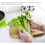 100 Pieces / Bags Disposable PE Gloves Transparent Food Catering Lobster Gloves Waterproof Protective Gloves