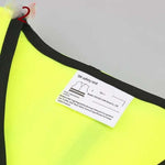 Safety Vest Yellow Reflective High Visibility Safety Vest Men & Women, Work, Cycling, Runner, Surveyor, Volunteer, Crossing Guard, Road