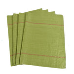 20 Pieces Woven Bag Snake Skin Bag Construction Waste Bag Logistics Woven Bag 50 * 64cm Earth Yellow Medium Thick Yellow