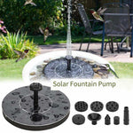1.5w Solar Fountain Micro Solar Sprinkler Outdoor Courtyard Rockery Garden Pond Landscaping Solar Water Pump Fish Pond Fountain