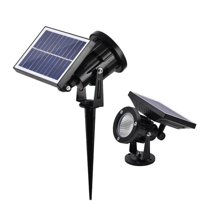 Solar Spotlight Tree Lamp Inserted Into The Ground Tree Lamp Landscape Courtyard Lamp Projection Lamp Outdoor Waterproof Garden Villa Courtyard Lamp