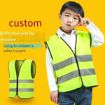 Children's Safety Clothing Reflective Vest Group Activities Safety Protection Vest Primary School Students' Extracurricular Fluorescent Clothing