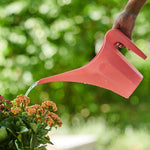 Gardening Watering Pot Watering Pot Household Watering Pot For Flowers And Vegetables Indoor Thickened Plastic Long Mouth Pot Flower Raising Tool 1.2L Pink