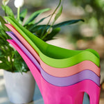 Gardening Watering Pot Watering Pot Household Watering Pot For Flowers And Vegetables Indoor Thickened Plastic Long Mouth Pot Flower Raising Tool 1.2L Pink