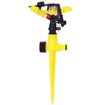Gardening Sprinkler 360 Degree Garden Lawn Sprinkler Gardening Sprinkler Greening Arm Irrigation Sprinkler Equipment Ground Insertion Sprinkler + 16tap