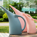 Fleshy Watering Pot Long Spout Watering Pot Green Plant Potted Watering Pot Gardening Tools Watering Sprayer 1L - Pink