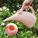 Fleshy Watering Pot Long Spout Watering Pot Green Plant Potted Watering Pot Gardening Tools Watering Sprayer 1L - Pink