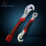 2 Sets Multifunctional Spanner Adjustable Spanner Quick Maintenance Pipe Wrench Automobile Hardware Tools Large Opening Set