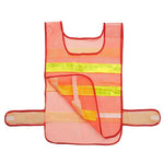 Red Grid Night Reflective Vest Reflective Vest Safety Vest Traffic Engineering Construction Site Sanitation Safety Protection Vest