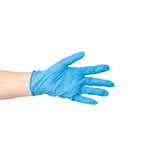 Free Size Dispensible Gloves Durable Nitrile Tear Resistant Blue Gloves