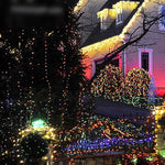 Solar Energy Color Lamp Flashing Lamp String Outdoor Courtyard Creative Sky Full Star Decorative Lamp Villa Garden Outdoor Waterproof Atmosphere Lamp