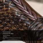 Outdoor Rattan Chair Dining Table Chair Balcony Garden Single Balcony Open Garden Commercial Chair Leisure Furniture Classic Rattan Chair 1