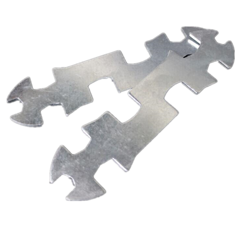 Bicycle Spanner Tire Mounting Tool Multi-function Flower Spanner Multi Hole Spanner Multi-function Spanner 8 Holes Silver