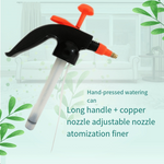 Spray Kettle 84 Disinfectant Alcohol Watering Flower Pot Manual Pressure Type Small Sprayer Electric Kettle 2L Of Orange Spot