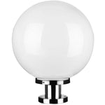 Solar Column Head Lamp Courtyard Lamp Round Wall Gate Column Decorative Lamp Outdoor Waterproof Household Villa Garden LED Street Lamp