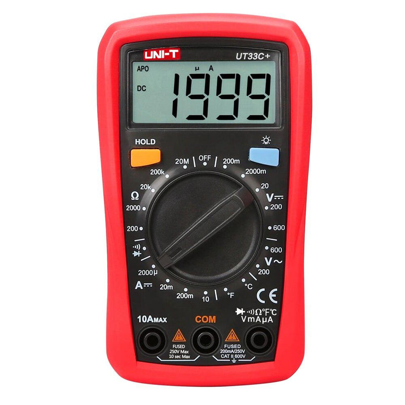 UNI-T Digital 600V Multimeter Professional Palm Size Multimeter Electrical Handheld Ammeter Meter With Backlight Data Hold