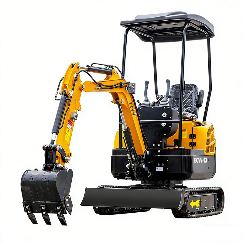 ECVV Mini Excavator ECVV-13 CE/EPA Certified Multifunctional High Efficiency Digger Machinery