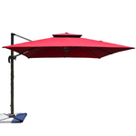 Garden Balcony Outdoor Sunshade Umbrella Courtyard Umbrella Guard Sunshade Umbrella Property Community Security Umbrella Duty Desk Square Umbrella