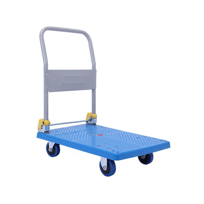 Foldable Platform Trolley Rolling Cart 58 * 88CM Weight Capacity 300KG Dustproof And Silent Rubber Casters High Strength Body