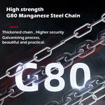 5t 9m (Double Chain) Chain Block Manual Chain Hoist Manganese Steel Chain Carburized Reinforced Gear Material
