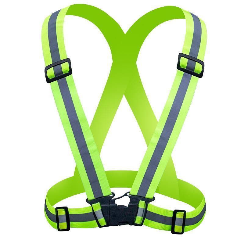 Reflective Strap Environmental Sanitation Road Administration Construction Site Reflective Vest Vehicle Safety Command Duty Rescue Night Run Riding Vest