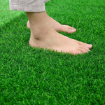 Simulated Lawn Mat Fake Grass Green Artificial Lawn Plastic Fake Grass Kindergarten Outdoor Fake Grass Decorative Carpet 1m² Military Green Encryption Upgrade