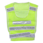 10 Pieces Yellow Mesh Vest Traffic Safety Warning Vest Environmental Sanitation Construction Duty Riding Safety Clothes