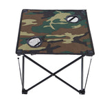 Five Piece Set Camouflage Outdoor Folding Table And Chair Set Portable Self Driving Travel Camping Picnic Balcony Table And Chair Combination