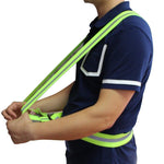 6 Pieces Elastic Reflective Strap Reflective Strap Fluorescent Reflective Vest Riding And Running Reflective Vest Safety Suit Fluorescent Yellow