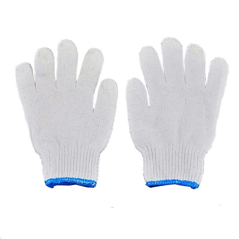 10 Size 200 Pairs White Gloves Labor Protection Gloves Gauze Gloves Industrial Protective Thread Gloves