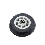 8 Inch Directional Wheel Caster Silent Solid Rubber Wheel Flat Wheel Barrow Wheel Heavy Caster Black Gold