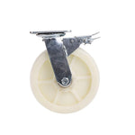 5 Inch Nylon Wheel Caster Cart Wheel Nylon Wheel Hand Push Wheel Thickened Wheel Light Universal Band Brake