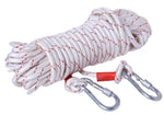 Two Hooks 20m Safety Rope Steel Wire Safety Ropes for Construction Working Safety