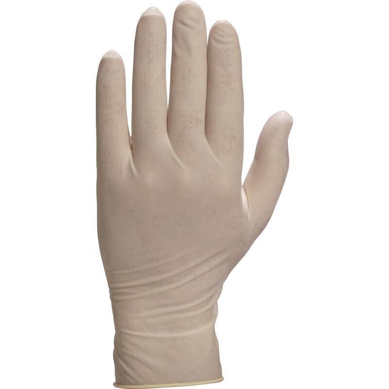 8.5 Size 100 Pieces / Box Disposable Gloves Anti-Chemical Transparent Gloves With Powder Latex Gloves