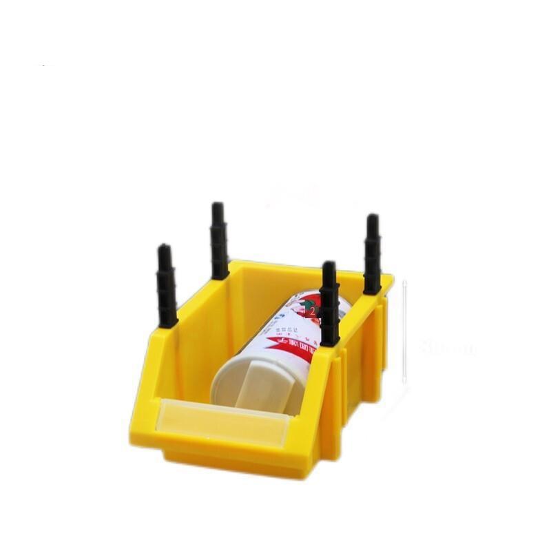 Yellow Thickened Parts Box Combined Screw Box Tool Storage Box Plastic Box Shelf Yellow H5 (1 Box Of 80 Pieces) 170 * 115 * 80mm