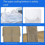 White 4 Crane Ton Bag 90MM * 90MM * 110MM Container Bag Woven Bag And Binding Cloth