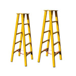 3.5m Thickened Folding Miter Ladder Double Side Fork Ladder