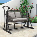 Outdoor Swing Chair Outdoor Aluminum Swing Chair Balcony Family Hanging Chair Garden Villa Swing