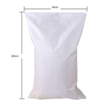 10 Pack White Moisture 60 * 100CM Proof And Waterproof Woven Bag Snakeskin Bag Express Parcel Bag Packing Load Carrying Bag